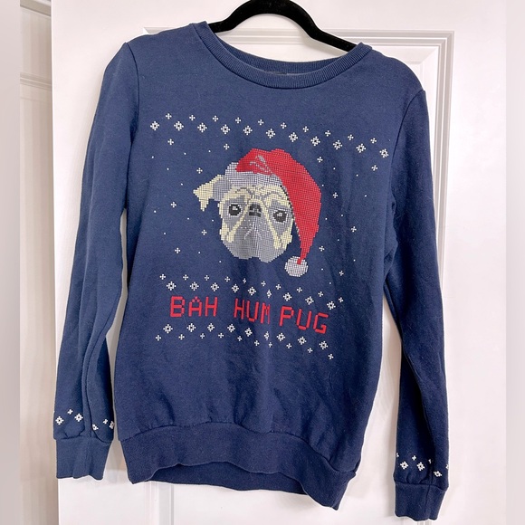 “Bah Hum Pug” Christmas sweater - Picture 1 of 2